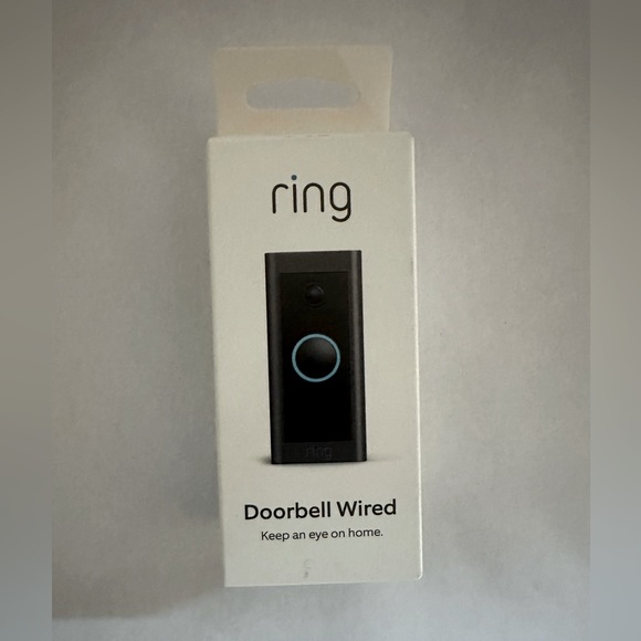 NIB Ring Doorbell Wired ~ NEVER OPENED - Black - Picture 2 of 7